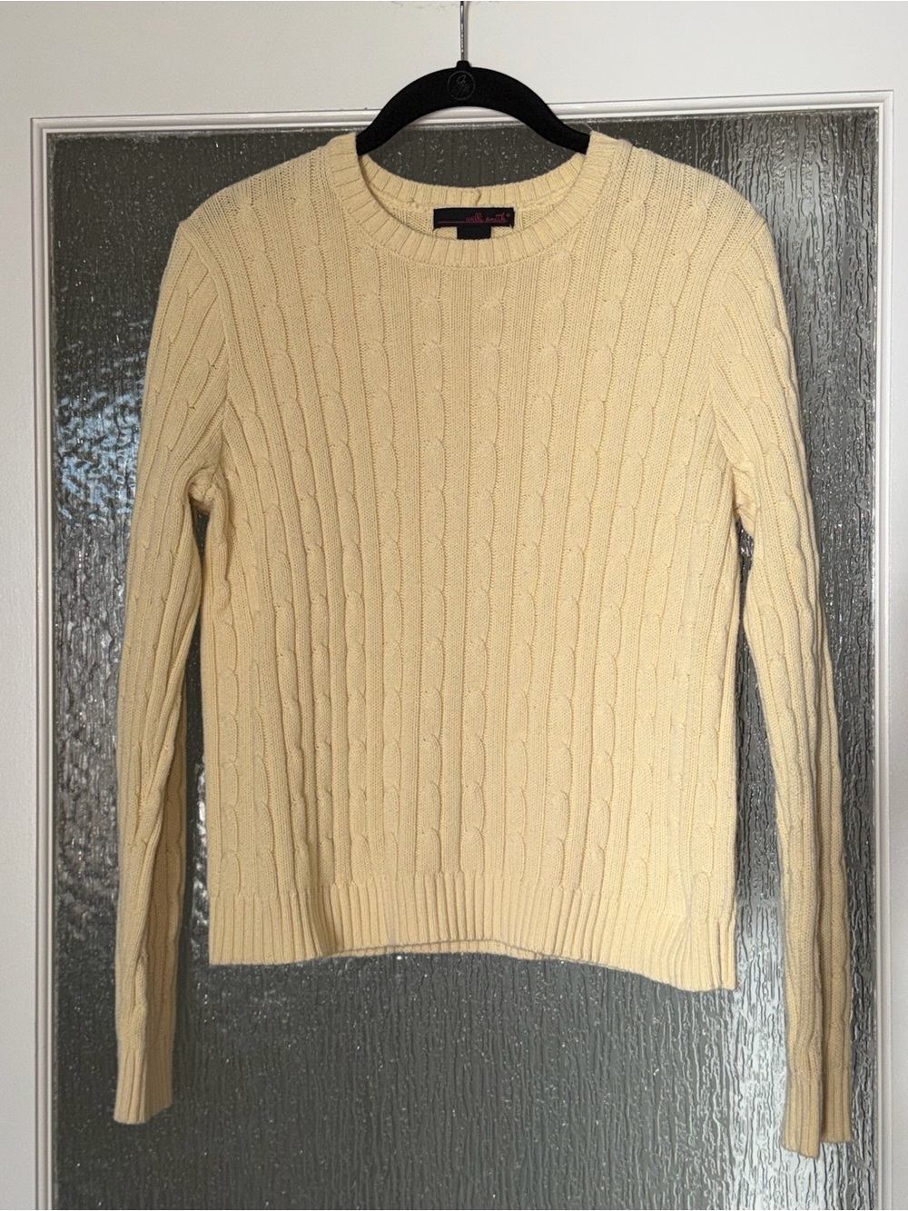 💛Willi Smith 100% cotton cable knit sweater💛